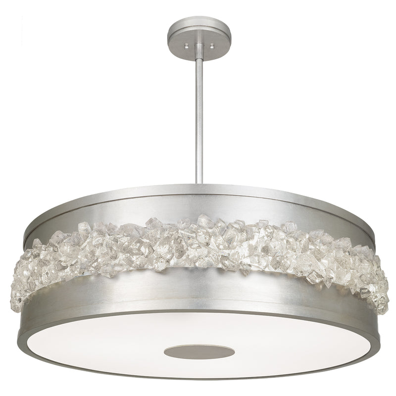 Fine Art 876340ST Three Light Pendant, Silver