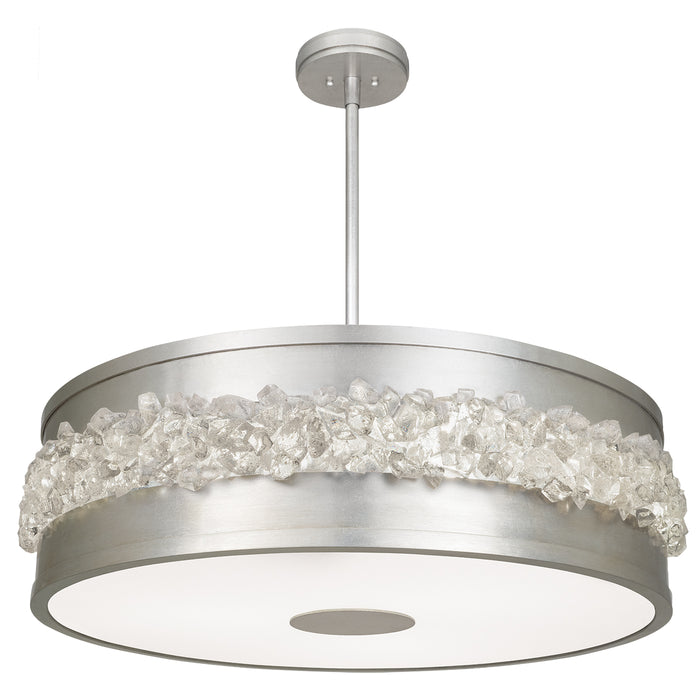 Fine Art 876340ST Three Light Pendant, Silver