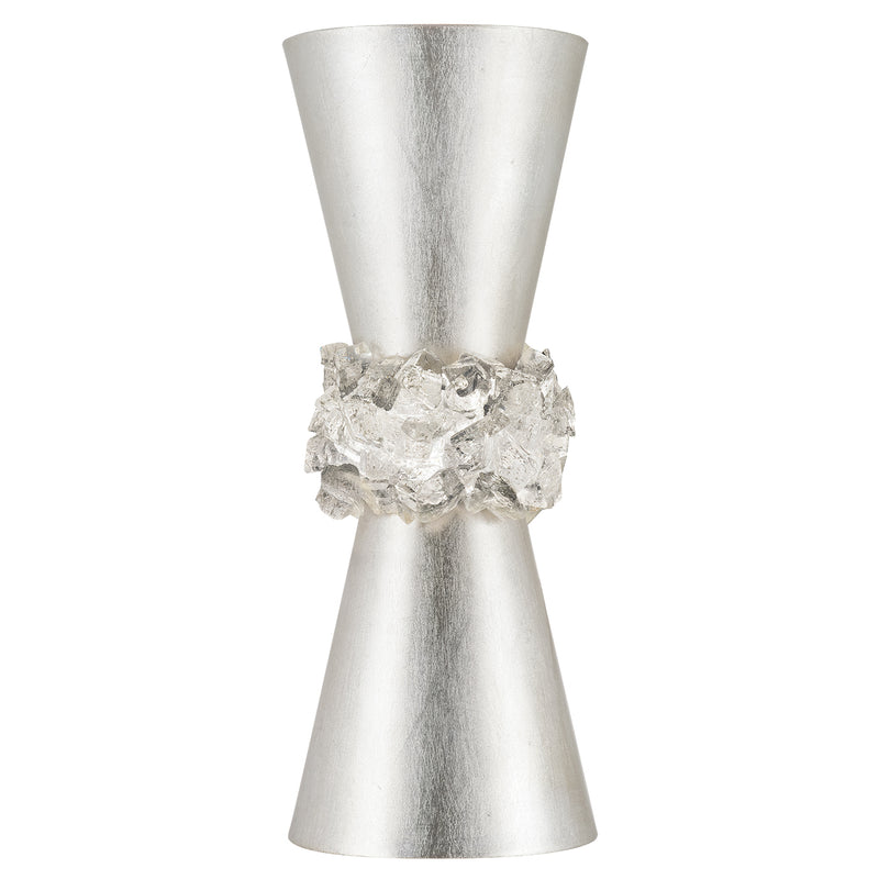 Fine Art 876750ST Two Light Wall Sconce, Silver