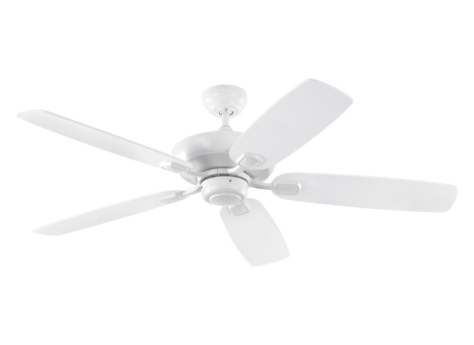 Generation Lighting 5COM52RZW 52" Ceiling Fan, Matte White