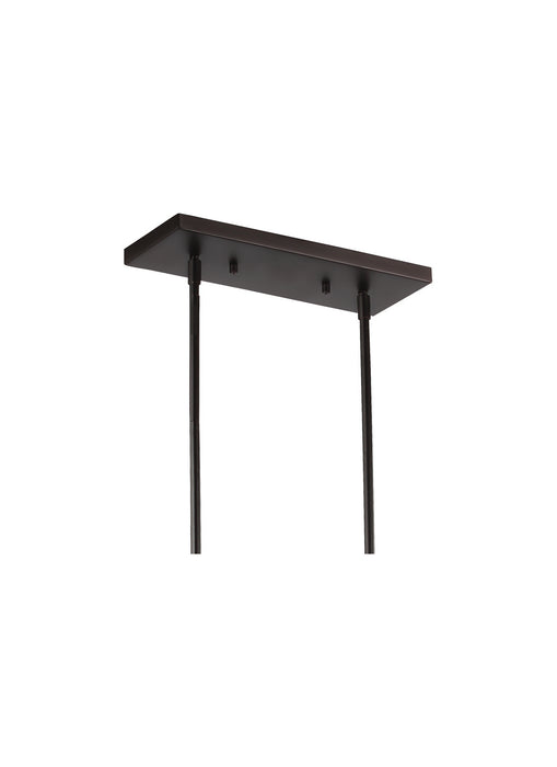 Visual Comfort Studio F3073/5ORB Five Light Island Chandelier, Oil Rubbed Bronze