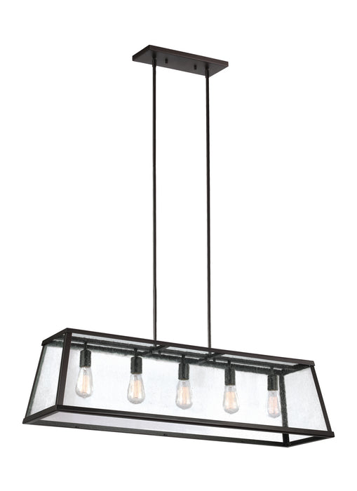 Visual Comfort Studio F3073/5ORB Five Light Island Chandelier, Oil Rubbed Bronze
