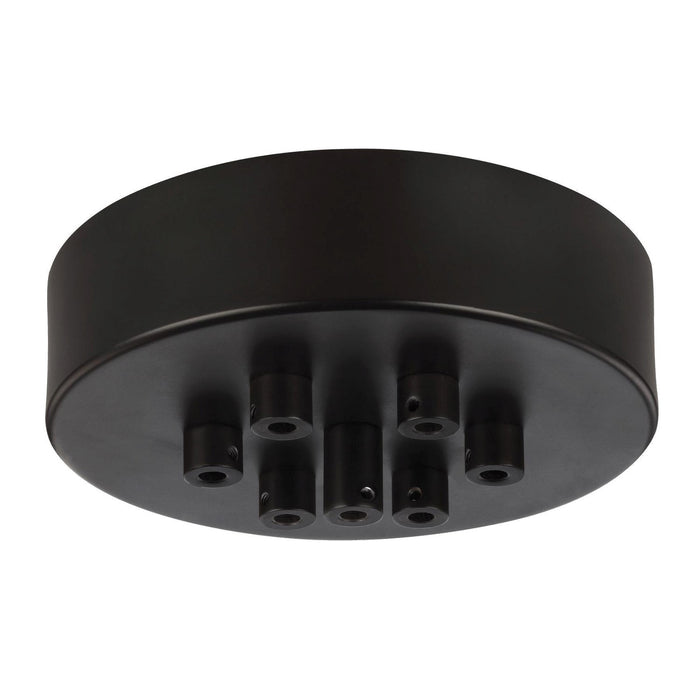 Generation Lighting MPC07ORB Seven Light Multi-Port Canopy with Swag Hooks, Oil Rubbed Bronze