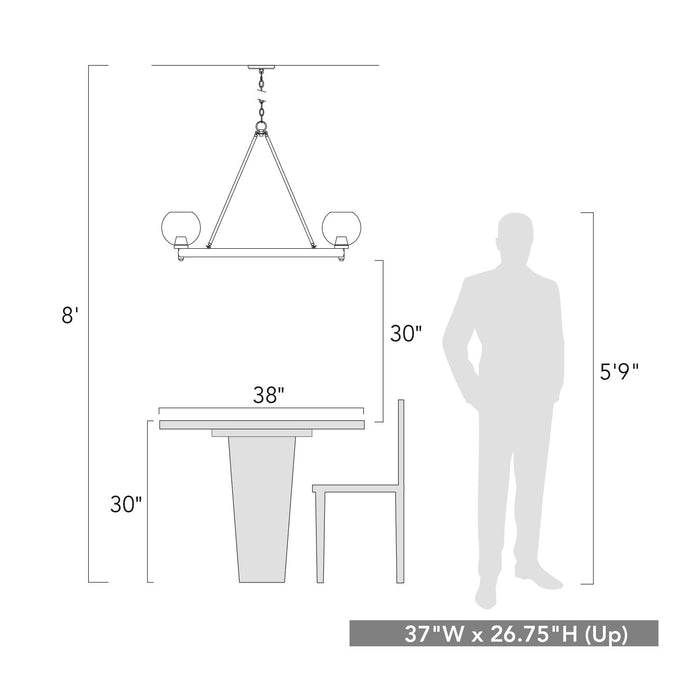 Golden 4855-9 RBZ-SD Nine Light Chandelier, Rubbed Bronze