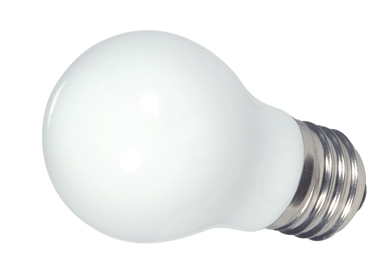 Satco S9151 Light Bulb, Coated White