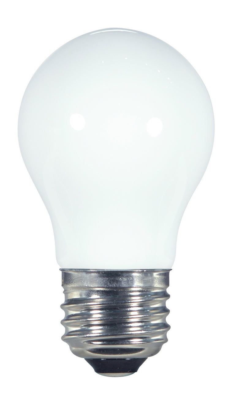 Satco S9151 Light Bulb, Coated White