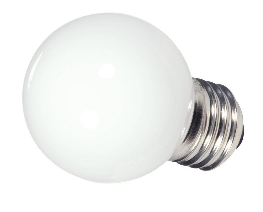 Satco S9159 Light Bulb, Coated White
