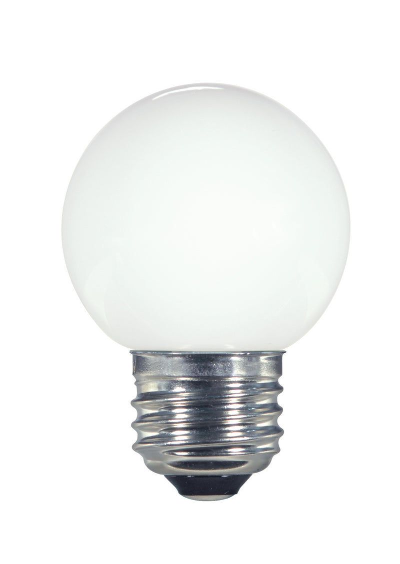 Satco S9159 Light Bulb, Coated White