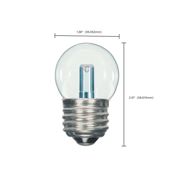 Satco S9160 Light Bulb, Clear