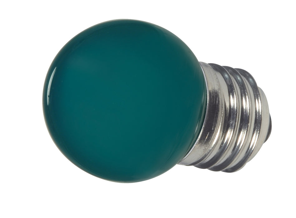 Satco S9163 Light Bulb, Ceramic Green