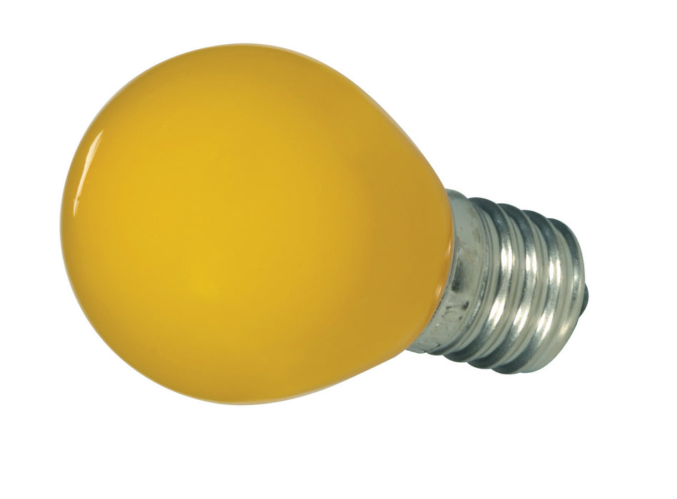 Satco S9166 Light Bulb, Ceramic Yellow