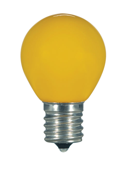 Satco S9166 Light Bulb, Ceramic Yellow