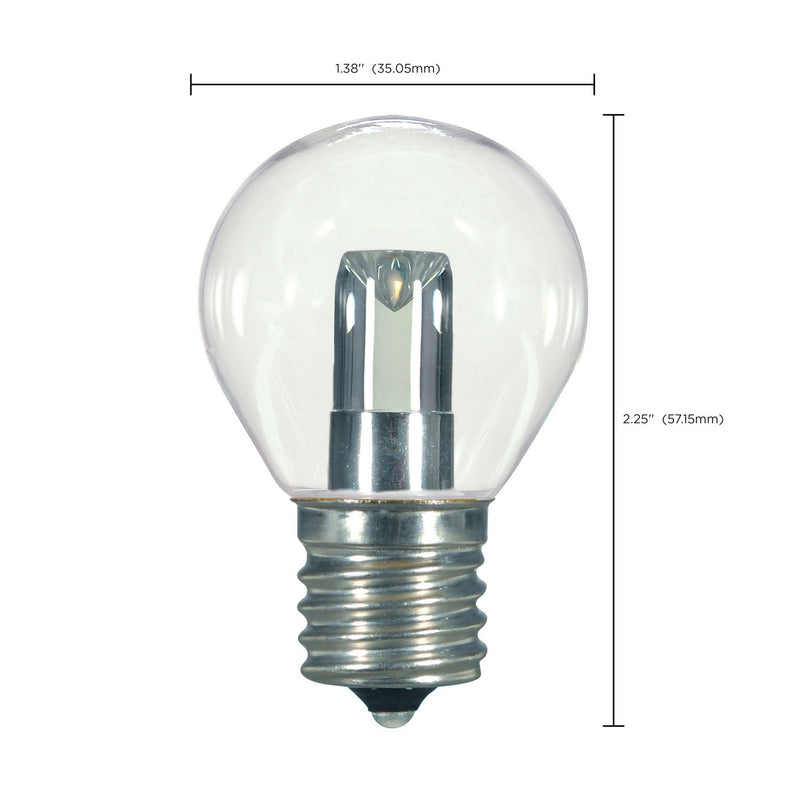 Satco S9167 Light Bulb, Clear