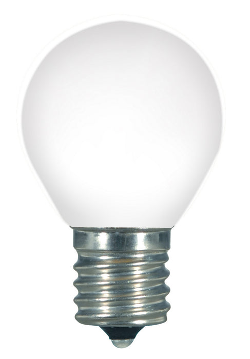 Satco S9168 Light Bulb, Coated White