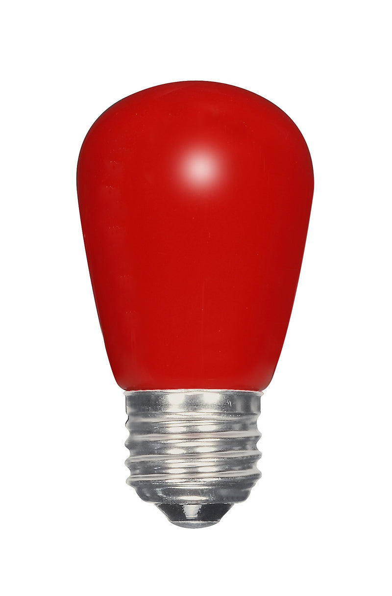 Satco S9170 Light Bulb, Ceramic Red