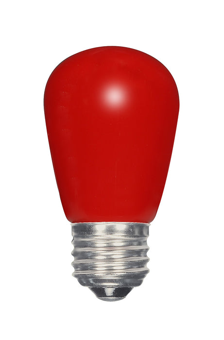 Satco S9170 Light Bulb, Ceramic Red