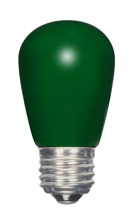 Satco S9171 Light Bulb, Ceramic Green