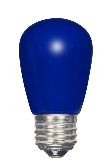 Satco S9172 Light Bulb, Ceramic Blue