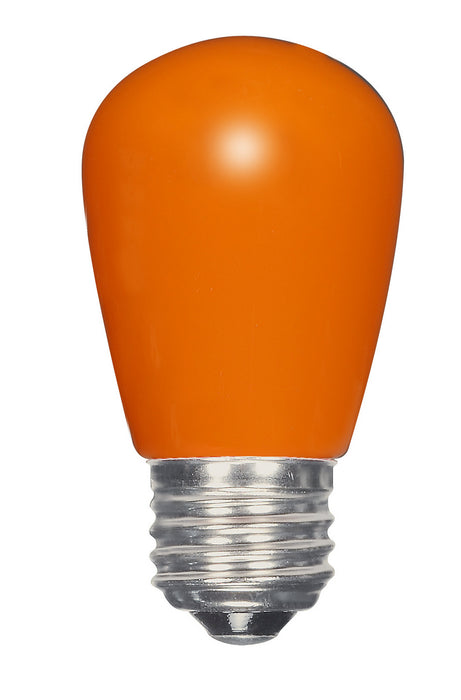 Satco S9173 Light Bulb, Ceramic Orange
