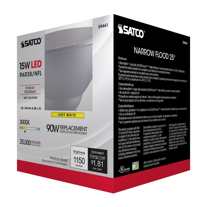 Satco S9441 Light Bulb, Clear