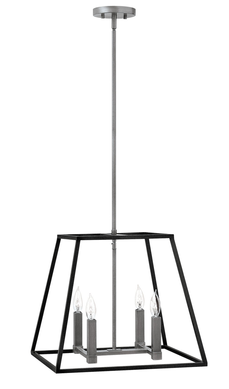 Hinkley 3334DZ LED Pendant, Aged Zinc