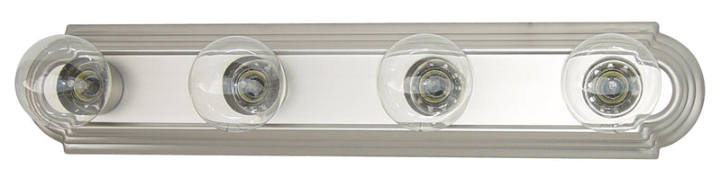 Capital Lighting 8104MN Four Light Vanity, Matte Nickel