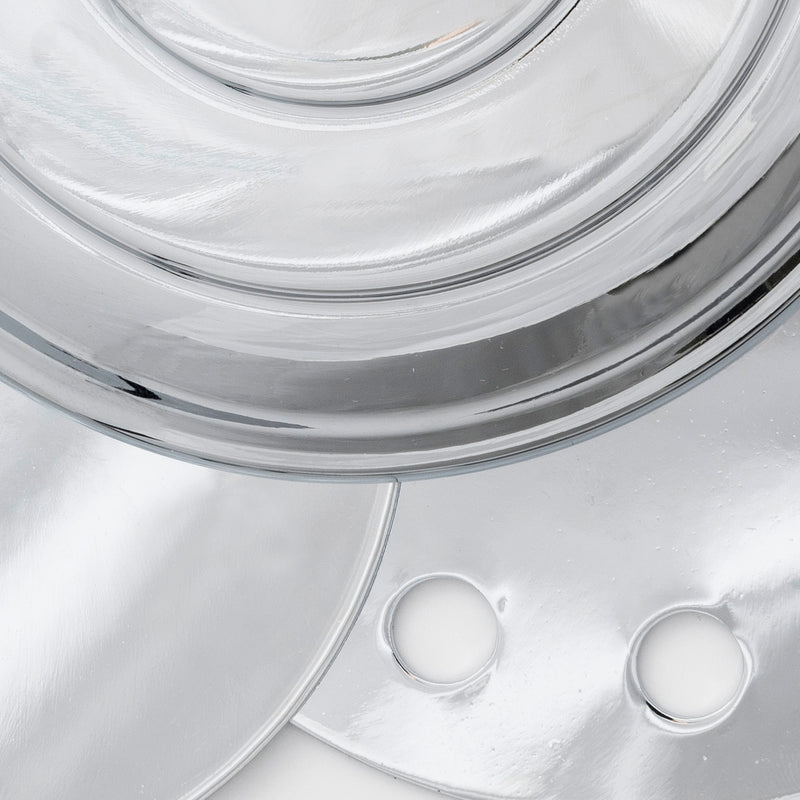 Crystorama 138-CH Six Light Flush Mount, Polished Chrome