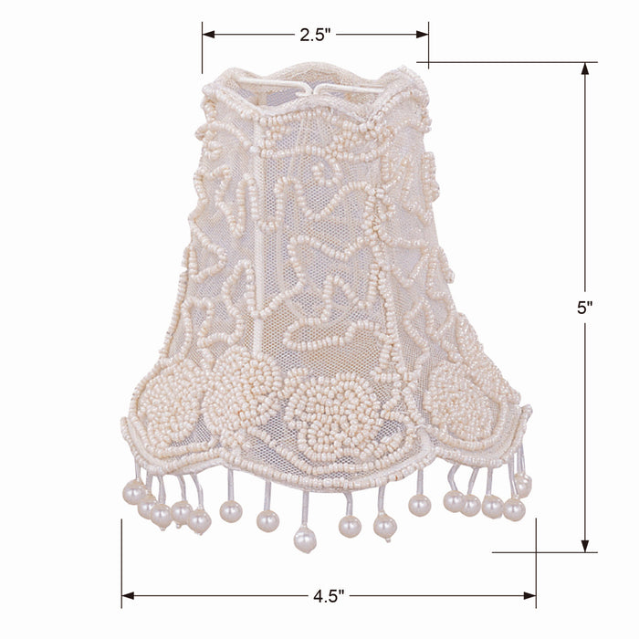 Crystorama 2SH Light Shade, Cream