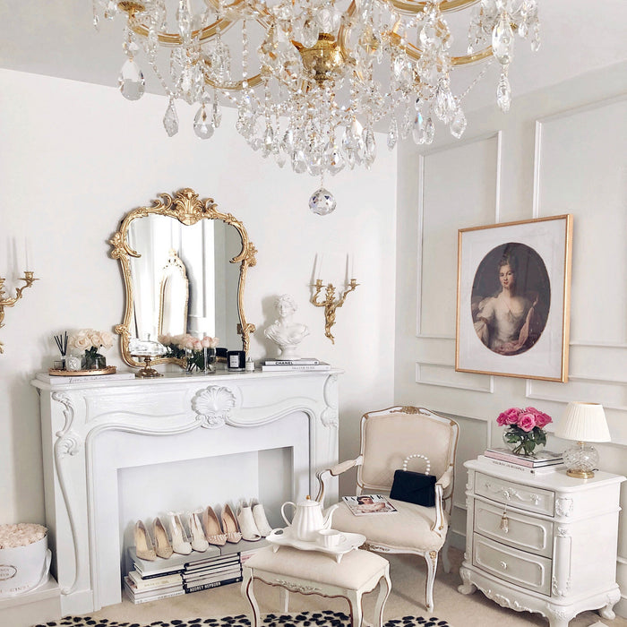 Crystorama 4408-GD-CL-MWP Nine Light Chandelier, Gold