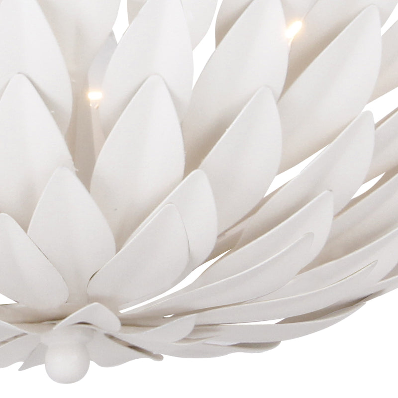 Crystorama 505-MT Four Light Semi Flush Mount, Matte White