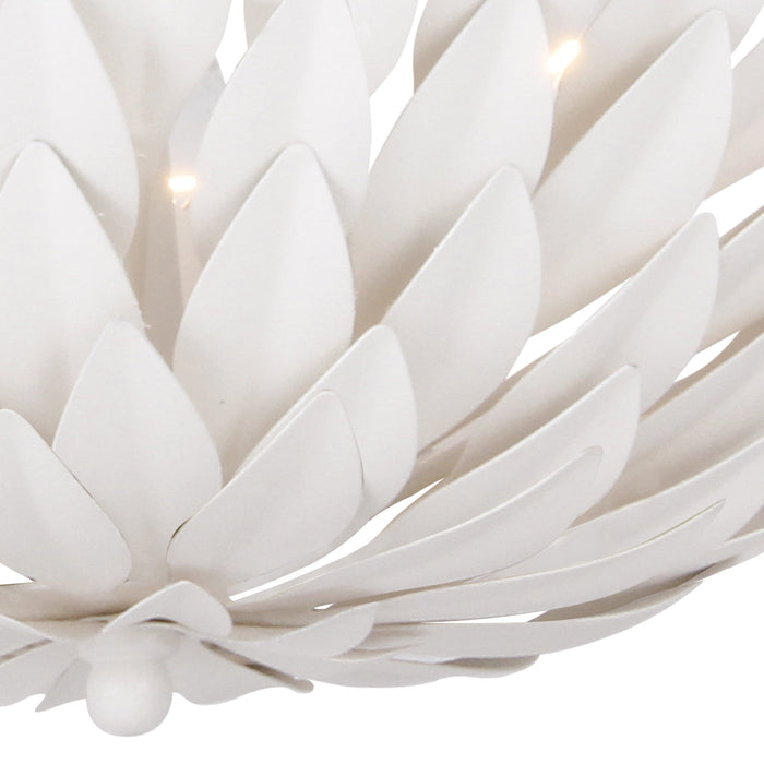 Crystorama 505-MT Four Light Semi Flush Mount, Matte White