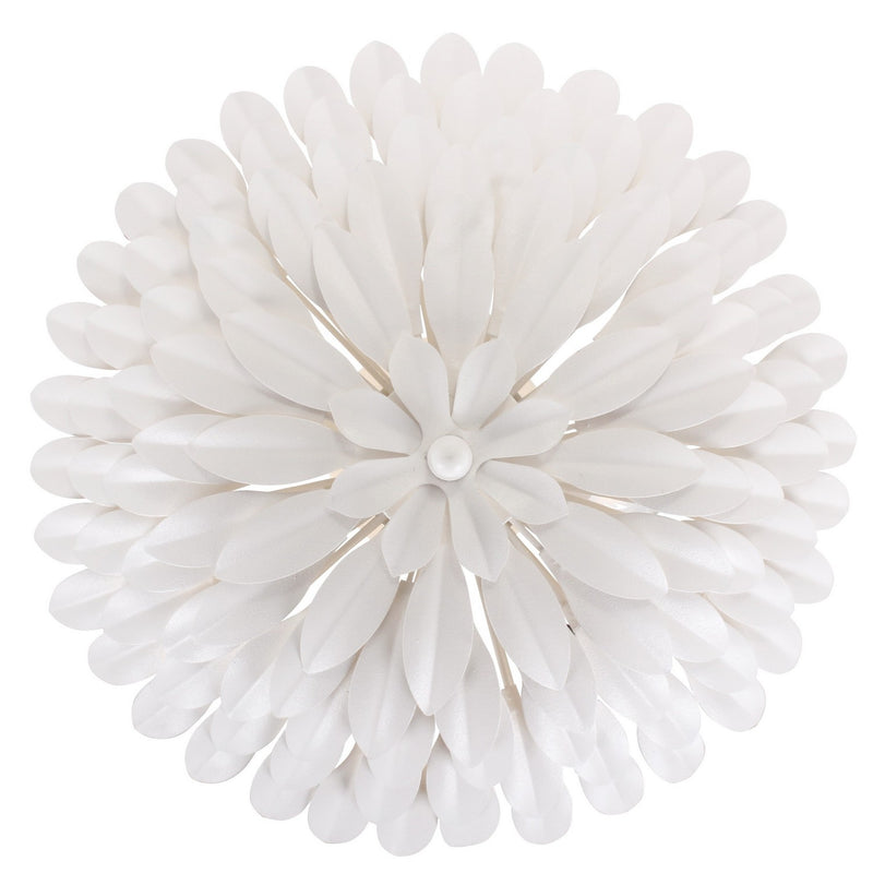 Crystorama 505-MT Four Light Semi Flush Mount, Matte White