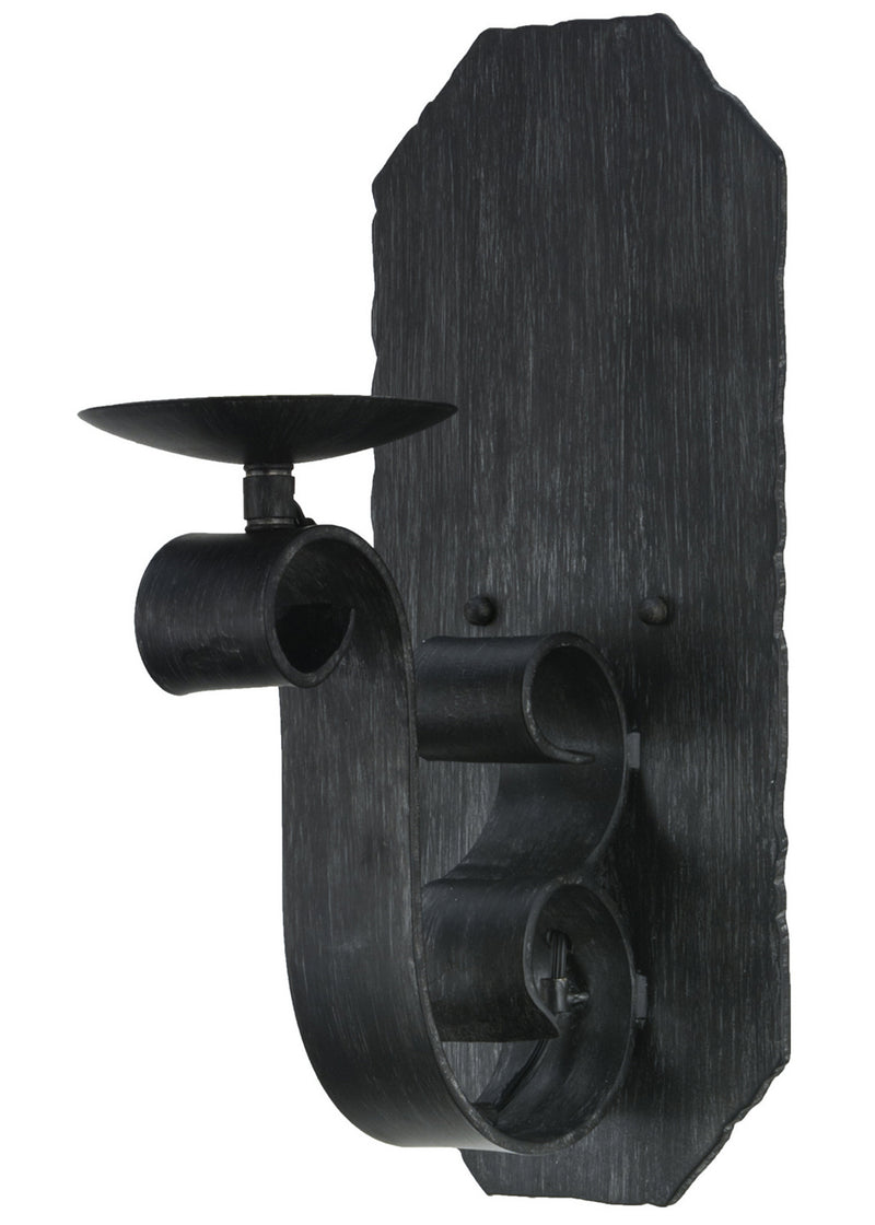 Meyda Tiffany 116261 One Light Wall Sconce, Antique Iron Gate