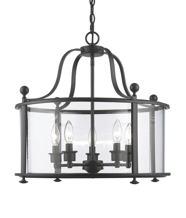 Z-Lite 135-5 Five Light Chandelier, Bronze