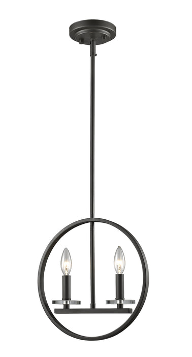 Z-Lite 2010MP-BRZ Two Light Pendant, Bronze