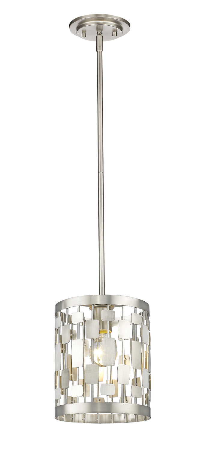 Z-Lite 430MP-BN One Light Pendant, Brushed Nickel