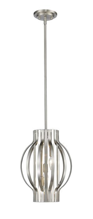 Z-Lite 436-12BN Three Light Pendant, Brushed Nickel