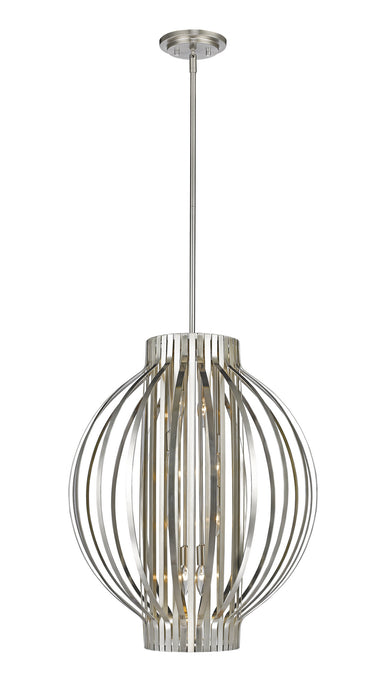 Z-Lite 436-24BN Eight Light Pendant, Brushed Nickel