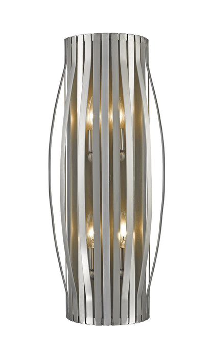 Z-Lite 436-4S-BN Four Light Wall Sconce, Brushed Nickel
