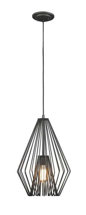 Z-Lite 442MP12-BRZ One Light Pendant, Bronze