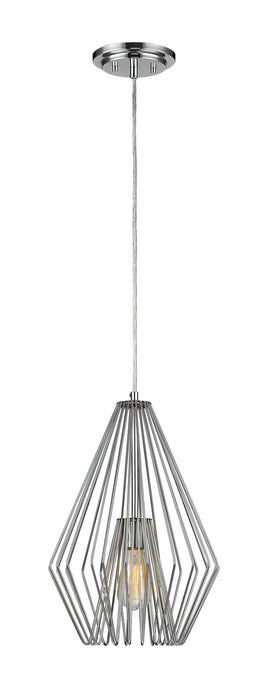 Z-Lite 442MP12-CH One Light Pendant, Chrome