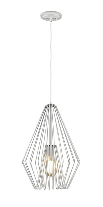 Z-Lite 442MP12-WH One Light Pendant, Gloss White