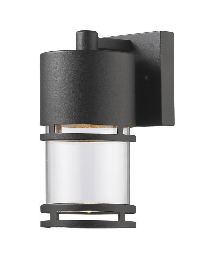 Z-Lite 553S-BK-LED LED Outdoor Wall Mount, Black