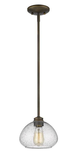 Z-Lite 722MP-OB One Light Pendant, Olde Bronze