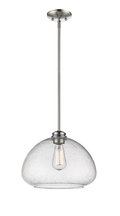 Z-Lite 722P13-BN One Light Pendant, Brushed Nickel