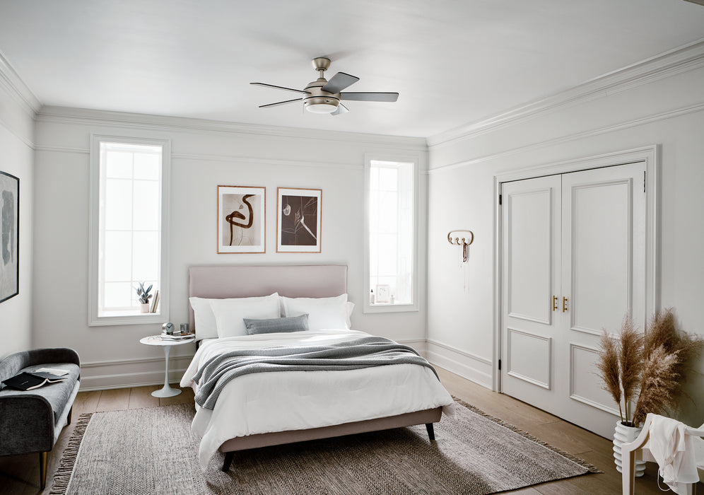 Kichler 330171NI 42" Ceiling Fan, Brushed Nickel