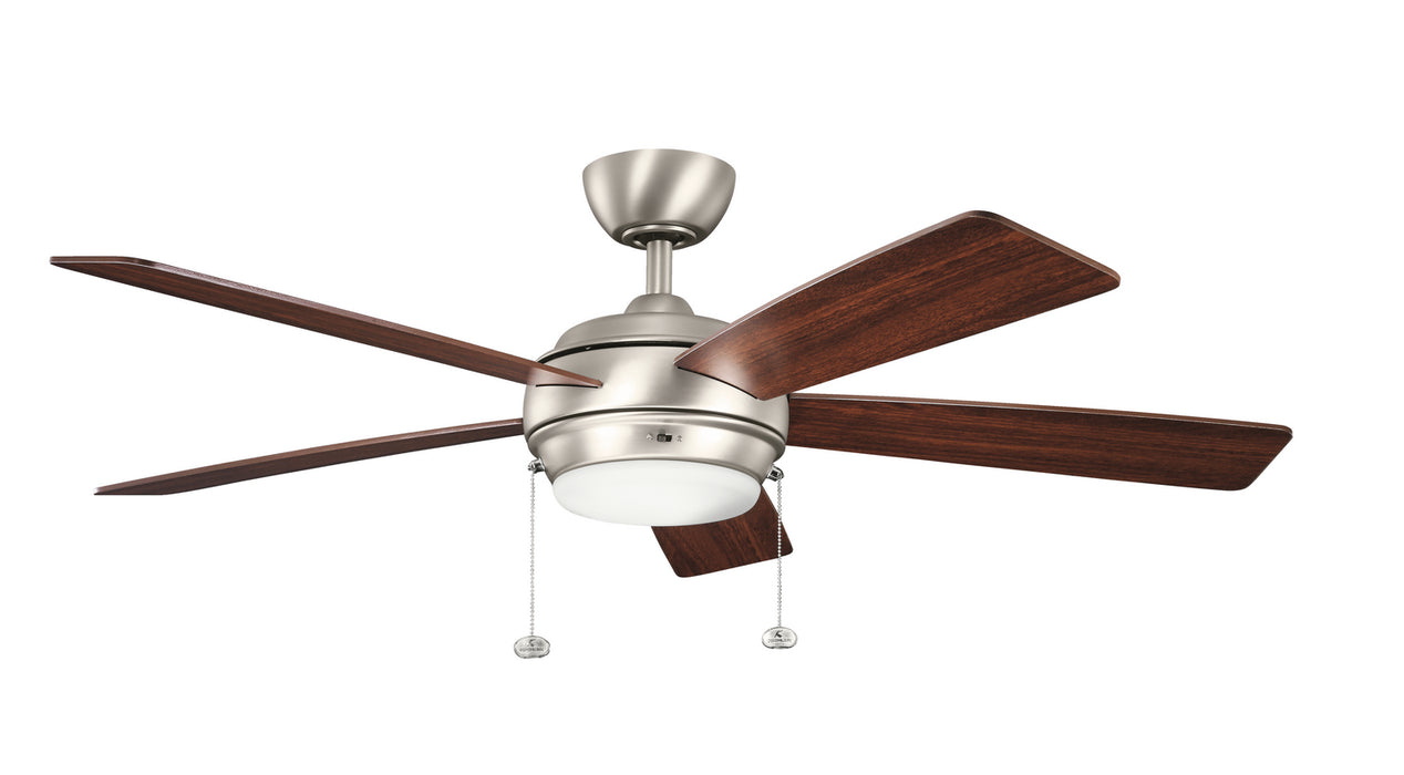Kichler 330174NI 52" Ceiling Fan, Brushed Nickel