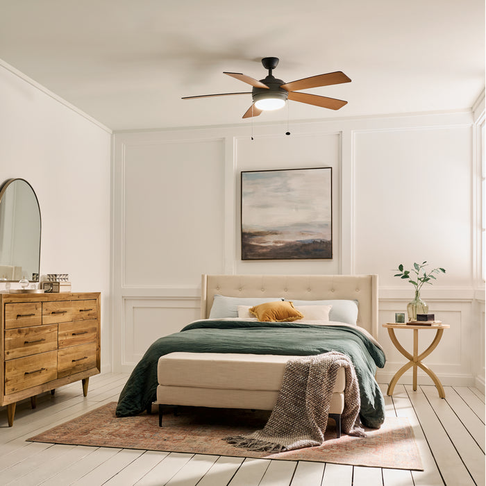Kichler 330174OZ 52" Ceiling Fan, Olde Bronze