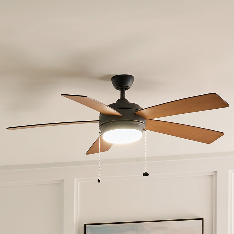 Kichler 330174OZ 52" Ceiling Fan, Olde Bronze