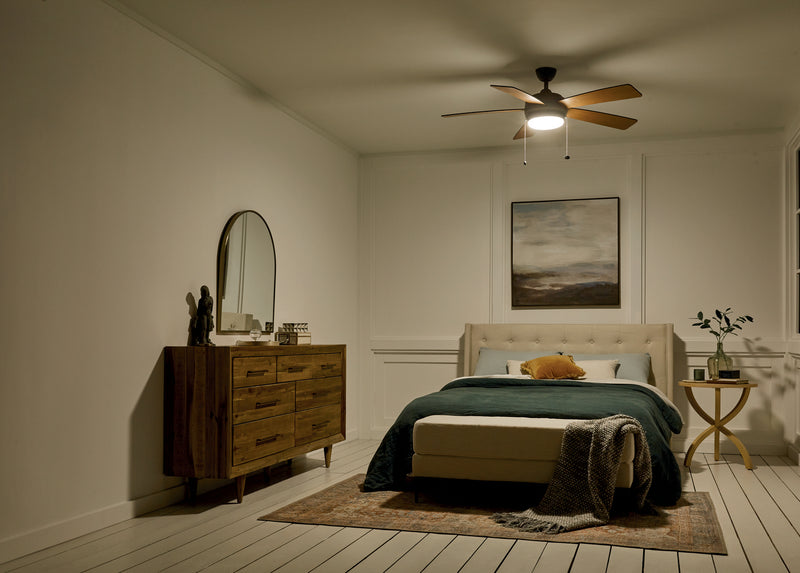 Kichler 330174OZ 52" Ceiling Fan, Olde Bronze